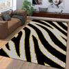 Zebra Stripe Pattern Carpet Non-slip Rug Suitable for Living Room and Bedroom Sofas