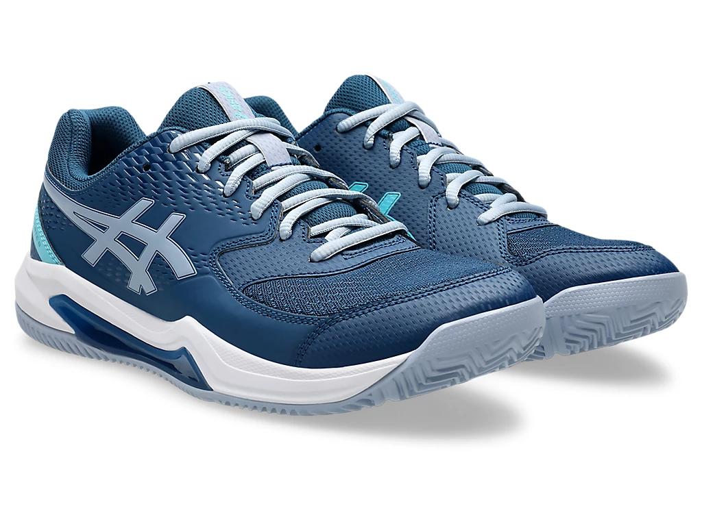 Padel Tennis Shoes Asics Mako Blue/Grey Blue Size 43.5
