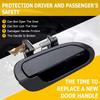 OCPTY Door Handle Exterior Rear Passenger Right Side Replacement Fit 1998-2002 for Honda for Accord Outside Door Handle Black