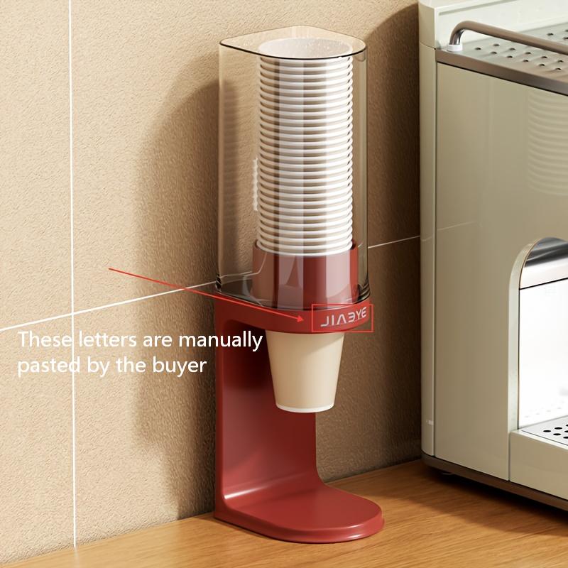 Disposable Cup Picker Without Punching, Home Storage Box,Coffee Shop Bar Counter,Dining Wall Mounted Paper Cup Holder
