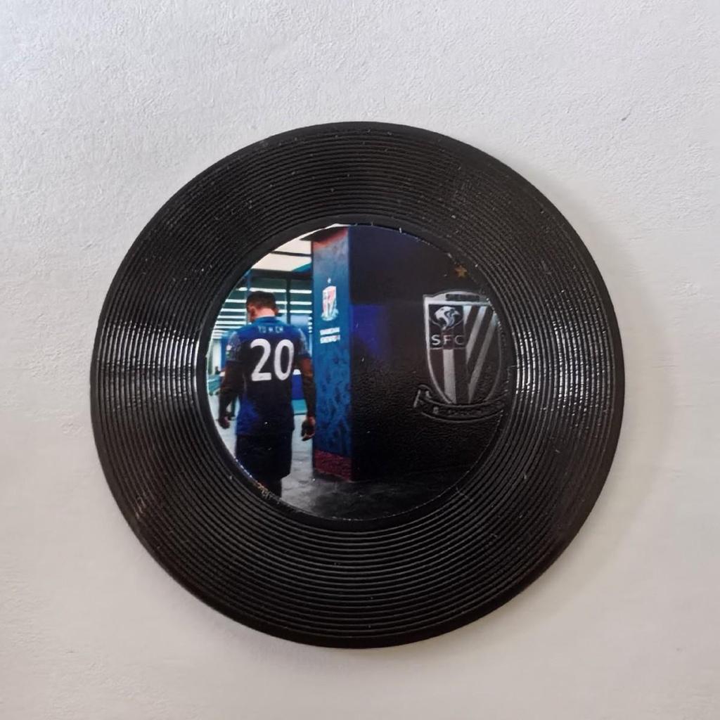 Custom NFC Vinyl Record Coaster Magnet - Unique Music Wall Decor & Gift