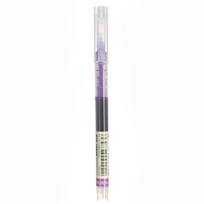 12 Color Straight Liquid Pen 0.5mm Needle Type Quick-drying Anti-scratch Ink Neutral Pen School Study Office Stationery Supplies