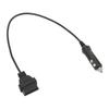 OBD2 Female To Cigarette Lighter Cable Emergency Power Memory Saver Diagnostic Adapter Cable Compatible with 16 Pin Socket
