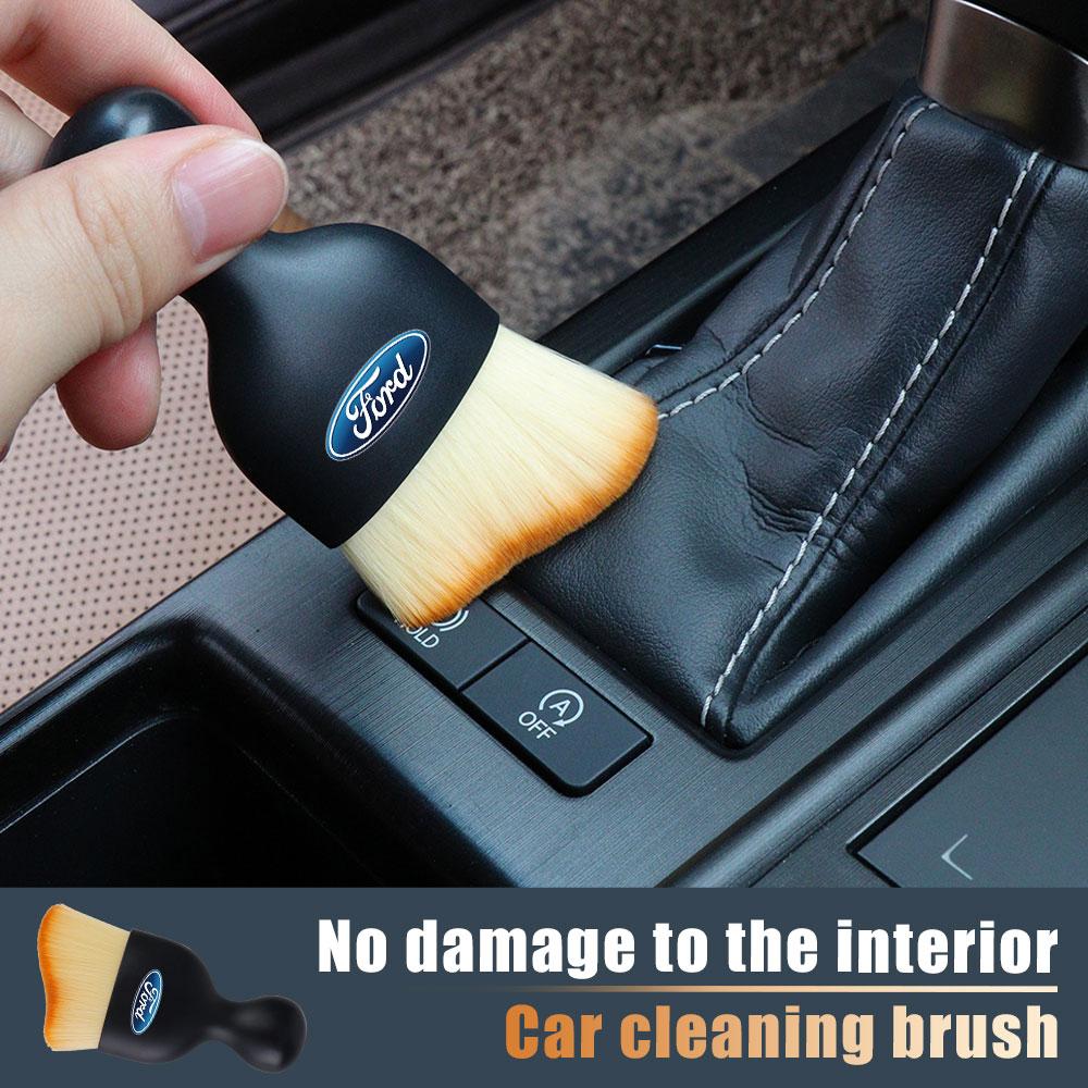 Car Dust Sweeping Soft Brush Auto Washing Tool Accessories For Ford Ranger Mustang Kuga Mondeo Fiesta Explorer ETransit Mk2 Mk3