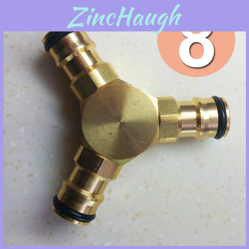 Brass Hose Tap Connector Garden Pipe Quick Fit Adapter Fitting Kit With Switch Nozzle