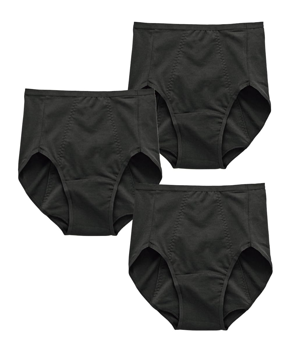 

sanitary good cotton blend long waterproof fabric in front and deep length for night set of 3 with winged set of L [Nissen] Women s shorts, night,