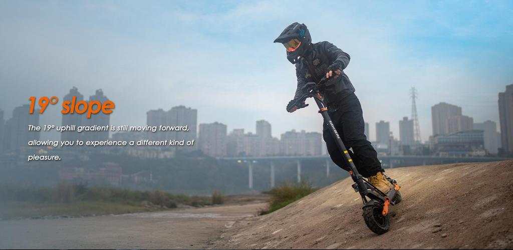 Faltbarer Elektroroller Kukirin G2 Pro (VMP), 500W Motor, 48V 15,6AH Akku, Höchstgeschwindigkeit 25 km/h, Reichweite 65 km, 9-Zoll-Reifen + 4 Geschenke