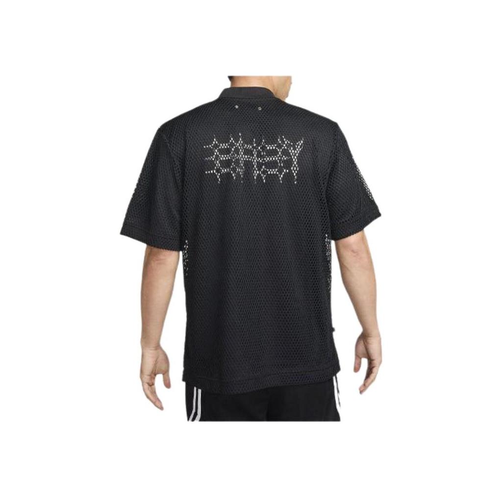 Nike Kevin Durant Breathable Short Sleeve Basketball Jersey Men Tops Black FN3040-010