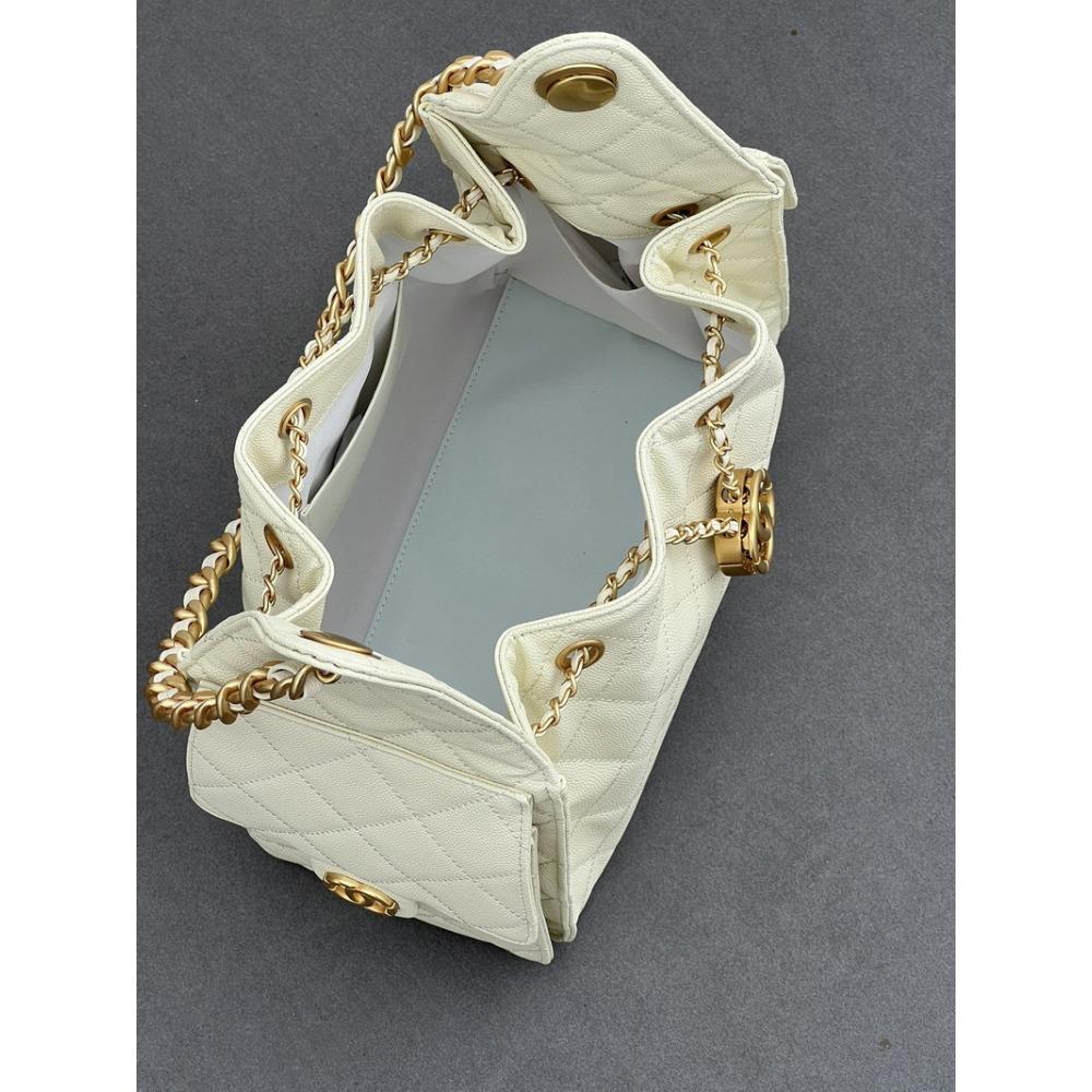 25 Novas bolsas femininas de couro padrão caviar padrão bola grande capacidade bolsa hippie hobo corrente diamante cordão axila