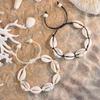 1011 Ocean Resort Wind Starfish Shell Bracelet, Daisy Rainbow Print Hand Rope Tide