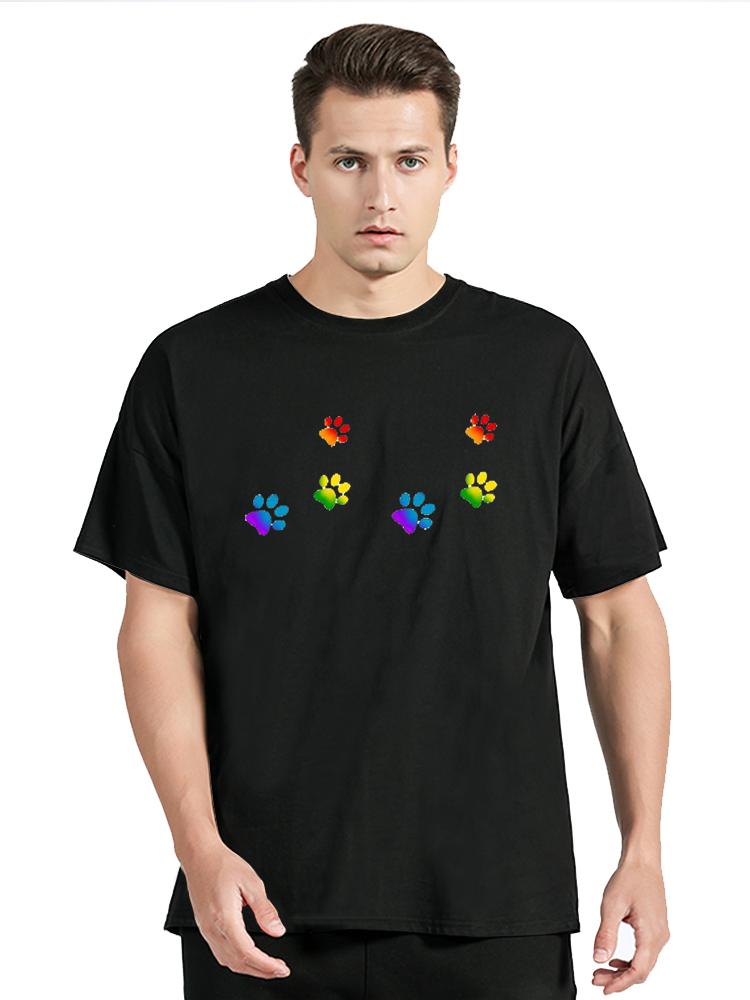 Peace Love Dogs Printed Women T Shirt Fashion Vintage Graphic Tshirt Funny T-shirt Cotton Men Clothing Oversized Tees Tops