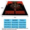 Custom Name Doom Print Flannel Blanket, High Quality Comfortable for All Seasons, Home Decor, Warmth and Comfort, Perfect for Christmas Gifts