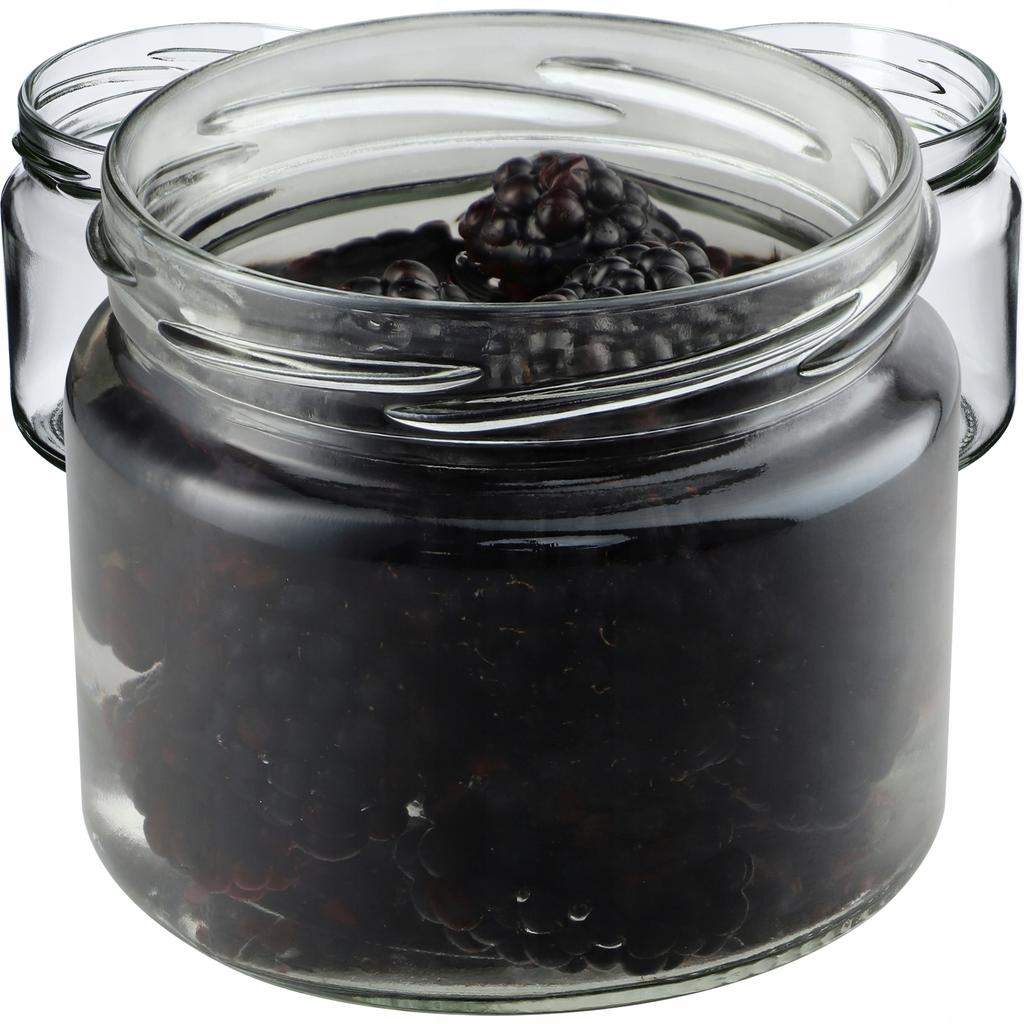 KADAX 10x Glass Jar 330ml Jars for Preserves Jam Honey Jams