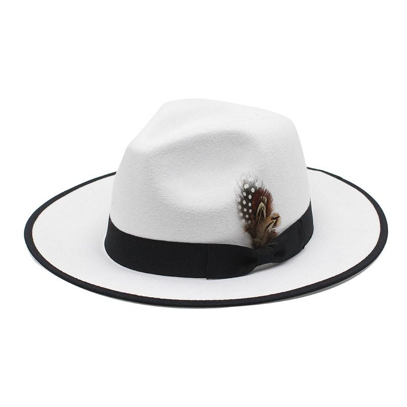 Wool Felt Hat For Women And Men Summer Sun Protection Large Brim With Heart Top Style