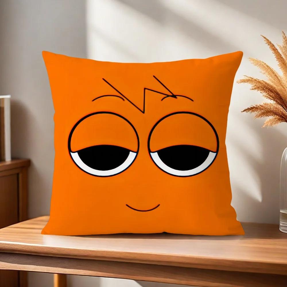 S-Sprunki Game Pillowcase, Sofa Chair Cushion Cover, Bedroom Room, Child Dormitory Home Decoration, Gift