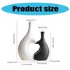 Artistic Ceramic Flower Vases Desktop Vases Interior Decorations For Homes Desk Ornamentation Modern Homes Display