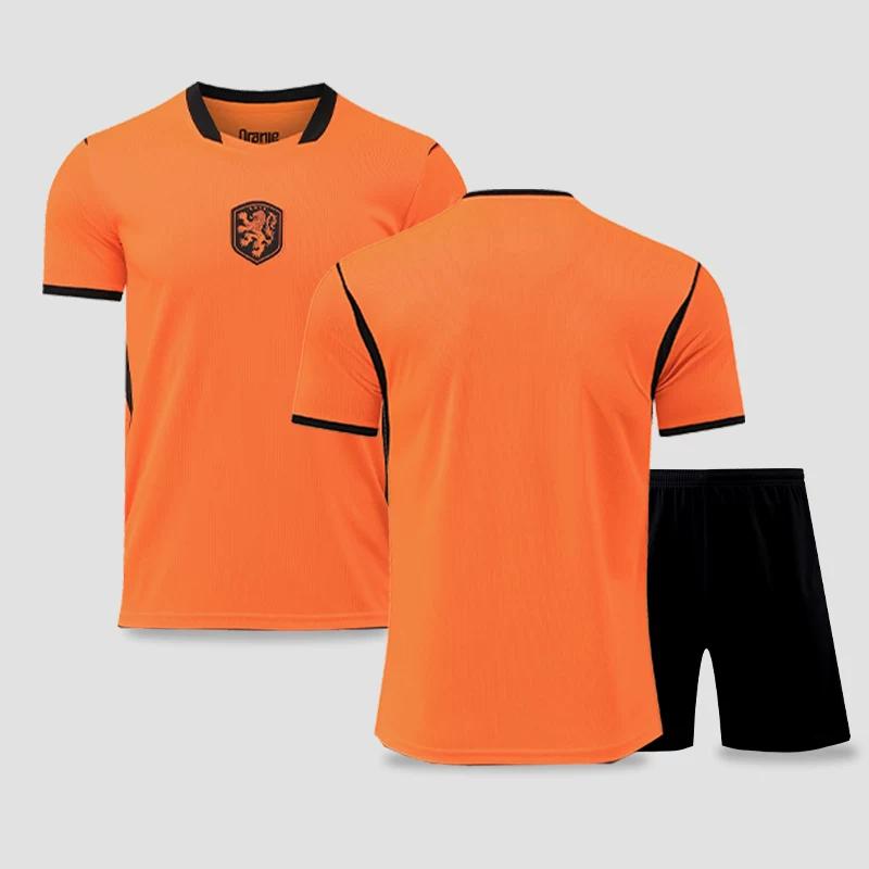 2026 Netherlands Home Jersey with Team Badge S