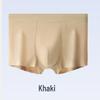 Men's 60s Modal Seamless Boxer Briefs: Comfortable, Breathable, Antibacterial Crotch.