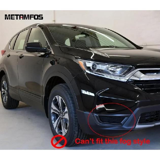 Front Fog Light Lamp Eyelid Eyebrow For Honda CR-V CRV 2017 2018  Chrome Foglight Strip Exterior Accessories Car Styling