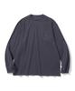 UNIFORM BRIDGE Ubc Pigment L/S Tee Navy