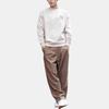 New Era Solid Logo Print Pullover American Crewneck Sweatshirt Unisex sweatshirt Ivory 12727848