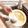 Soap Dispensing Dish Brush Long Handle Adjustable Heavy Duty Scrubber for Kitchen Pot Pan Dishwashing Use