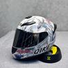 Nine-Tailed Fox Full Face Motorcycle Helmet with Anti-Scratch Coating and Sturdy Ideal for City Commuting and Touring Unisex