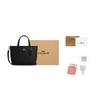 COACH City Cow Leather Tote Handbag Mini Women's Black CW031-SVBK