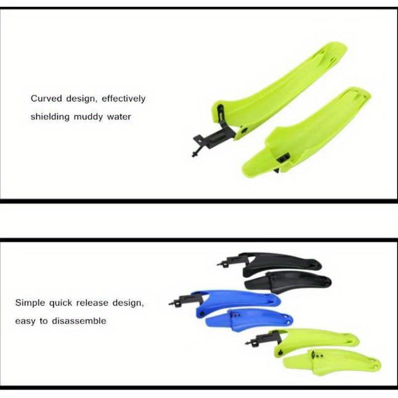 Mountain Bike Mudguard Set Bicycle Mudguard Wings Front and Rear Fenders 1 Pair