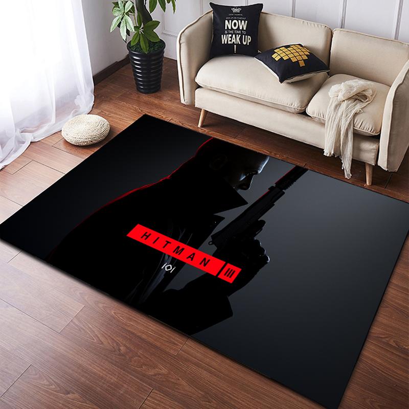 

Ігри Hitman Килим Кухонний килимок Придверний килимок Спальня Декорування підлоги Вітальня Килим Ванна кімната Килимки проти ковзання Спальня 40cm by 60cm