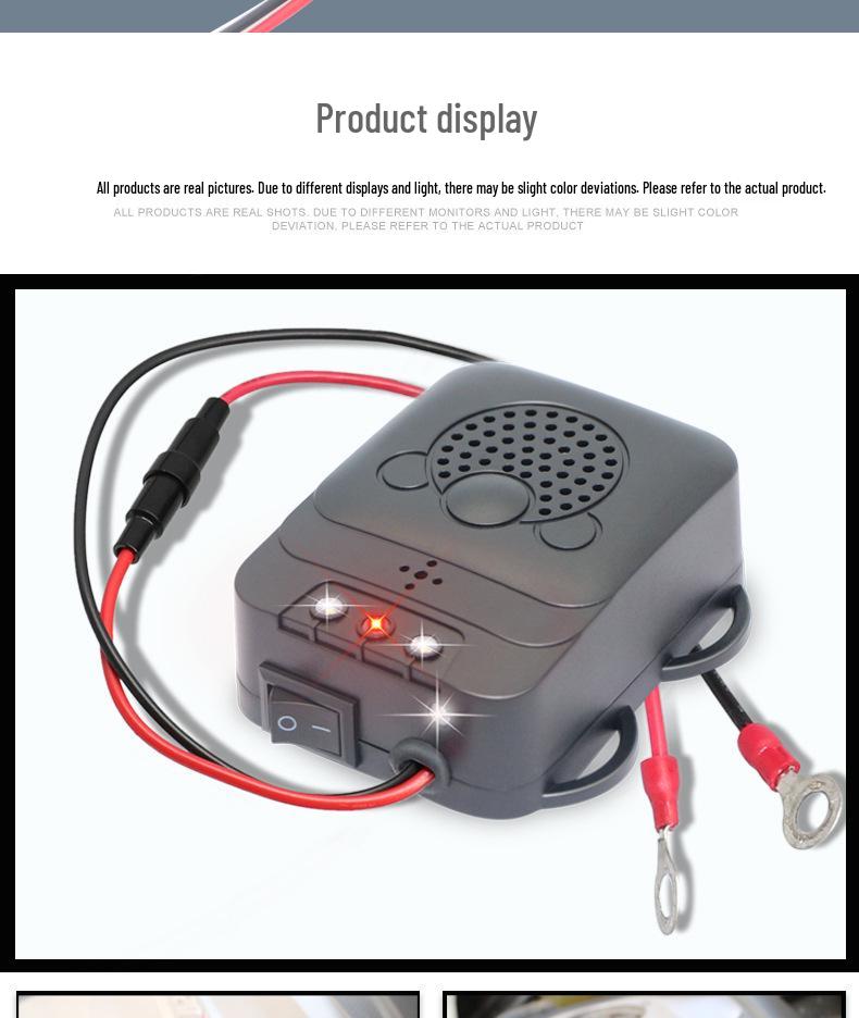 Ultrasonic Car Rodent Repellent - Auto-Activates When Parked, Protects Circuits