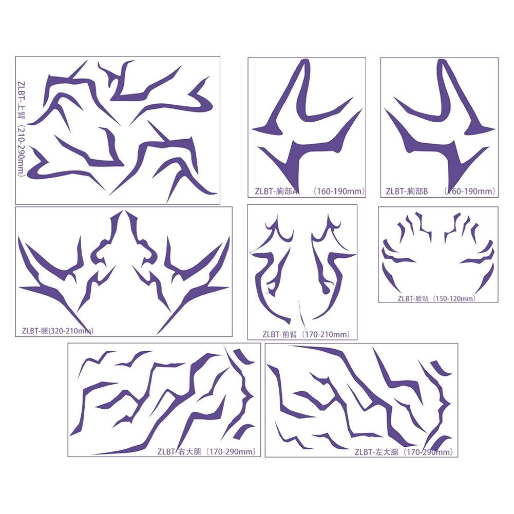 Neue Dämonenjäger Tattoo-Aufkleber, Tattoos Party Dämon Tattoo-Aufkleber Rumi Abziehbilder Partygeschenke Partykostümzubehör