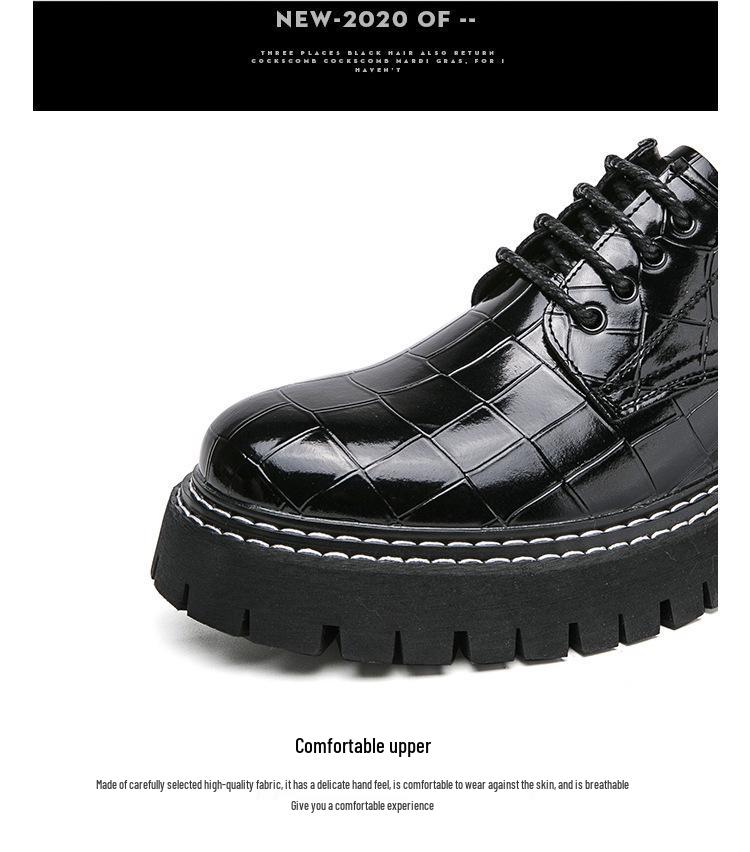 Herren Übergröße Leder Low-Tops 2024: Trendige Schuhe mit dicker Sohle und Höhenvergrößerung für Frühling & Herbst