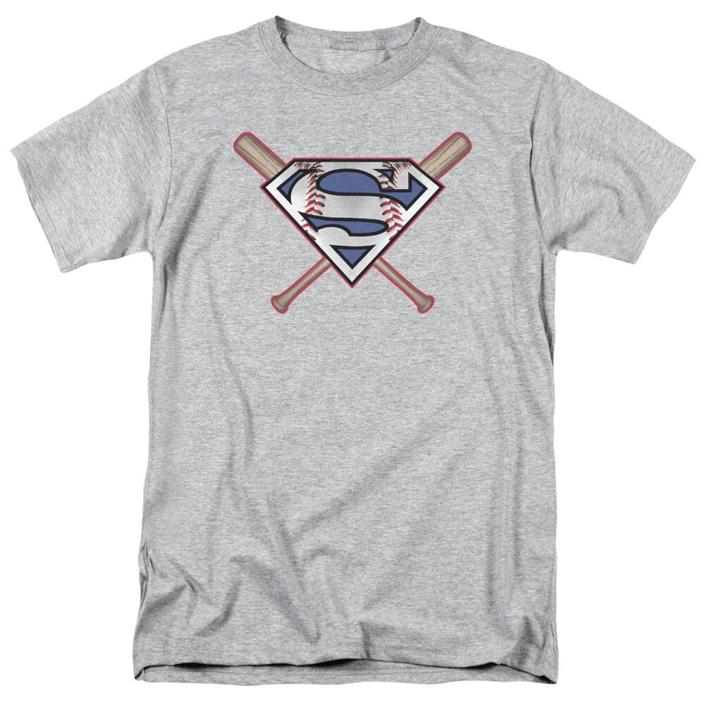 

Superman Baseball Shield T-Shirt - Regular or Tank - to 5X M