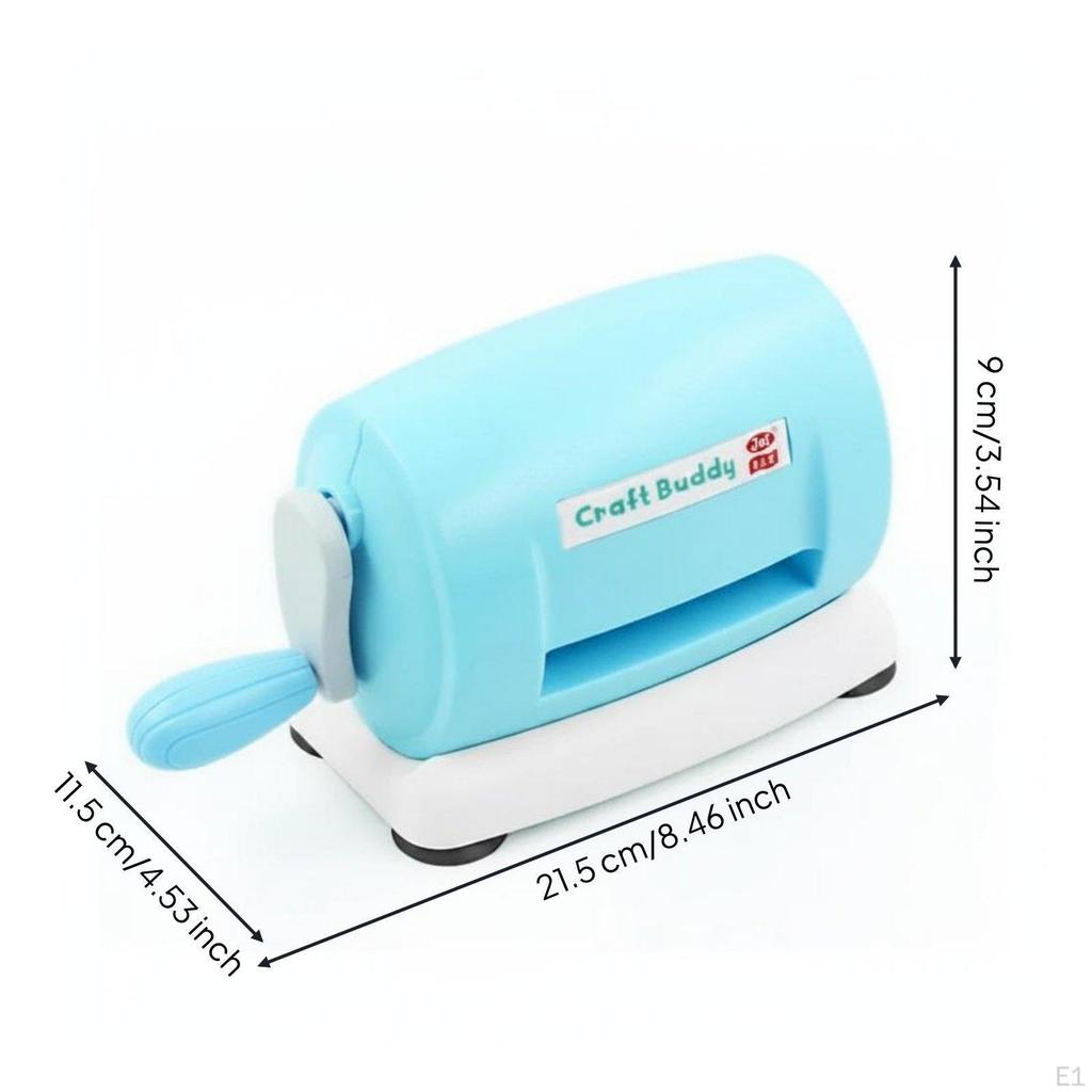 Manual Die Cutting Machine DIY Hand Crank Craft Cutter Creative Embossing for Crafters,