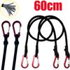 Adjustable Elastic Strap Multipurpose Tie Down Utility Rope Pack 8mm Bungee Cord with Hooks for Camping Luggage Bicycle Cargo