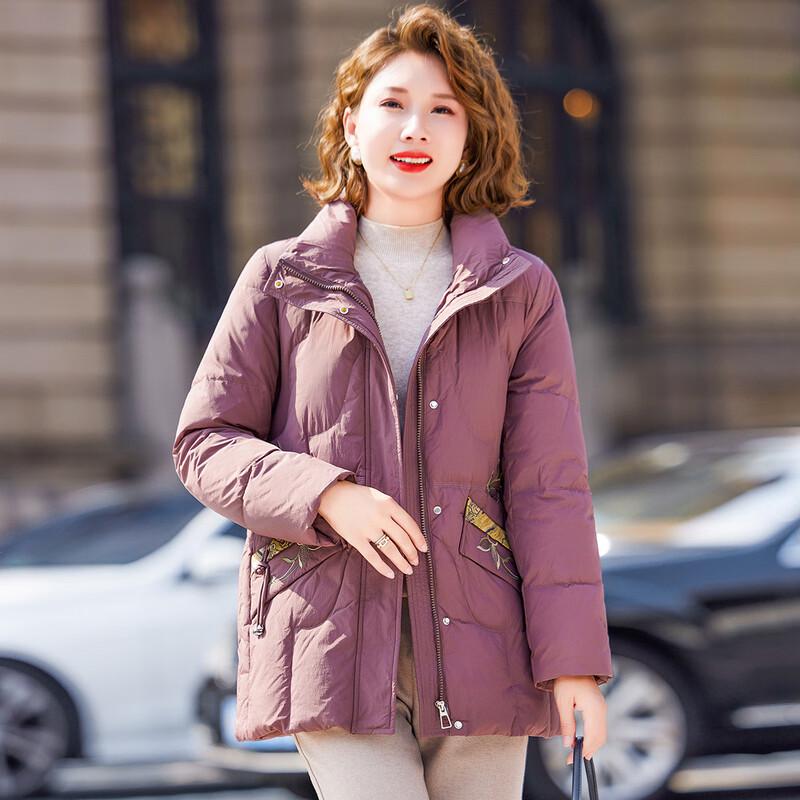 JIANHU Women's Winter Lapel Down Jacket