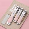 Premium Nail Clippers, Toenail Clippers, and Nail Care 4-Piece Set