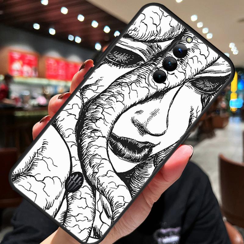 Horror Manga Style Case For ZTE Nubia Red Magic 8S 9S 10S 8 9 10 Pro Plus 6S 7S 6 7 Pro 5G 6R 11 Pro Plus Cover