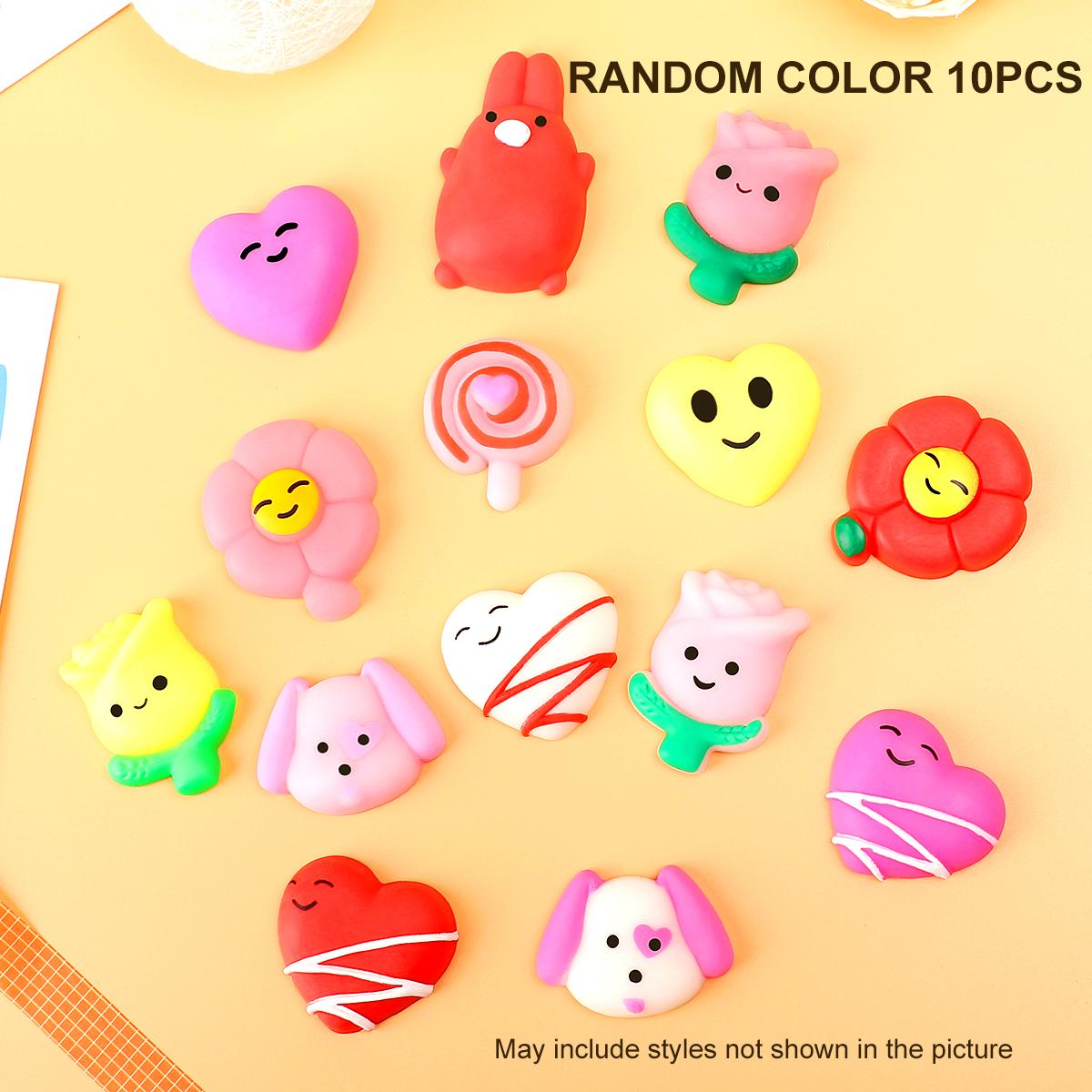 

10 Pcs Random Release Pressure Toy Animals Space Earth Zoo Rabbit Papa Dog Style Parent Child Puzzle Interactive Playthings