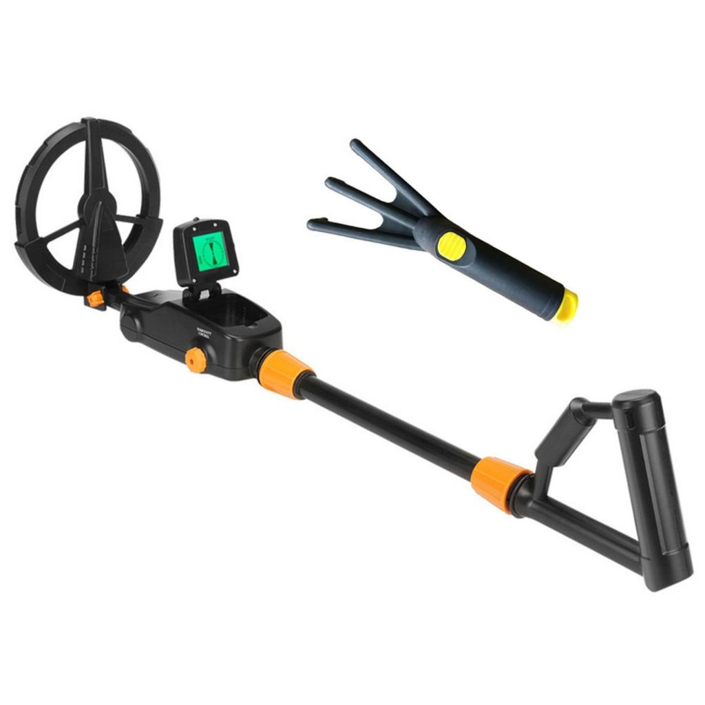 Adjustable Sensitivity Kids Metal Detector Waterproof Search Coil LED Display Audio Alert Treasure Hunting Tool for Kid