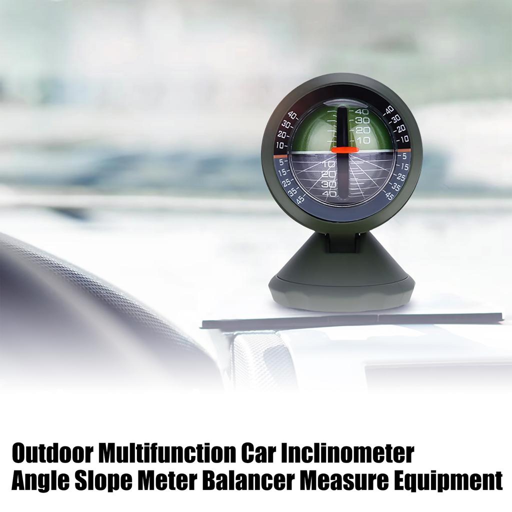 Digital Vehicle Inclinometer Car Slop Level Gauge High Accuracy Slope Measurement ABS Materials Suitable For Vehicles