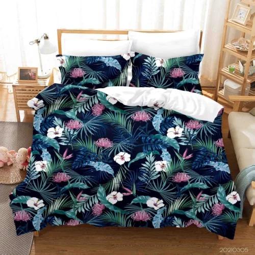 Floral Soft Duvet Cover Beding Decoration Gift First Choice Suitable for Children Young Boys Young Girls plus Adult Peoples Soft Warm plus Breathable