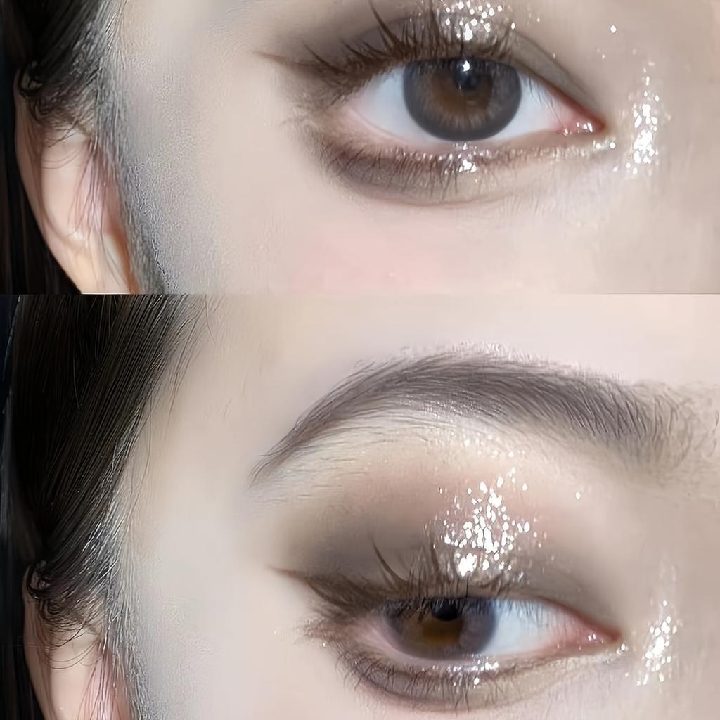 Paleta 15 cieni do powiek Smoky Eyeshadow Paleta trwałych, wysoce napigmentowanych cieni do powiek z uniwersalnym wykończeniem matowym i brokatowym, w odcieniach czerni i szarości