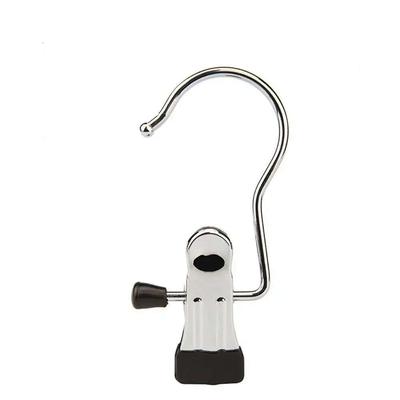 Stainless Steel Clothes Hooks Peg Portable Hanging Clothes Rails Clips Clothespins Socks Underwear Shoes Drying Rack