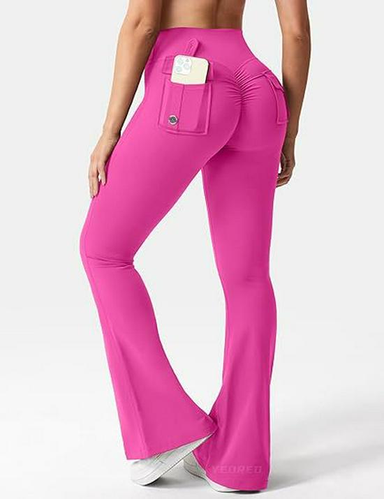 European & American High-Waist Fitness Yoga Pants with Pockets