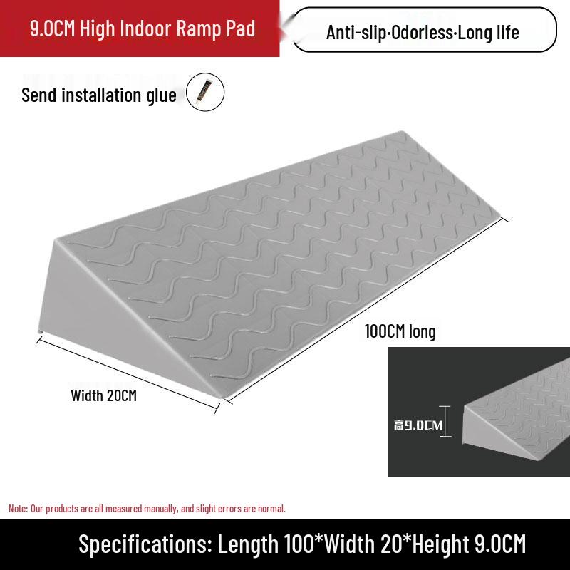 Threshold Uphill Ramp Mat for Indoor Sweeping Robots