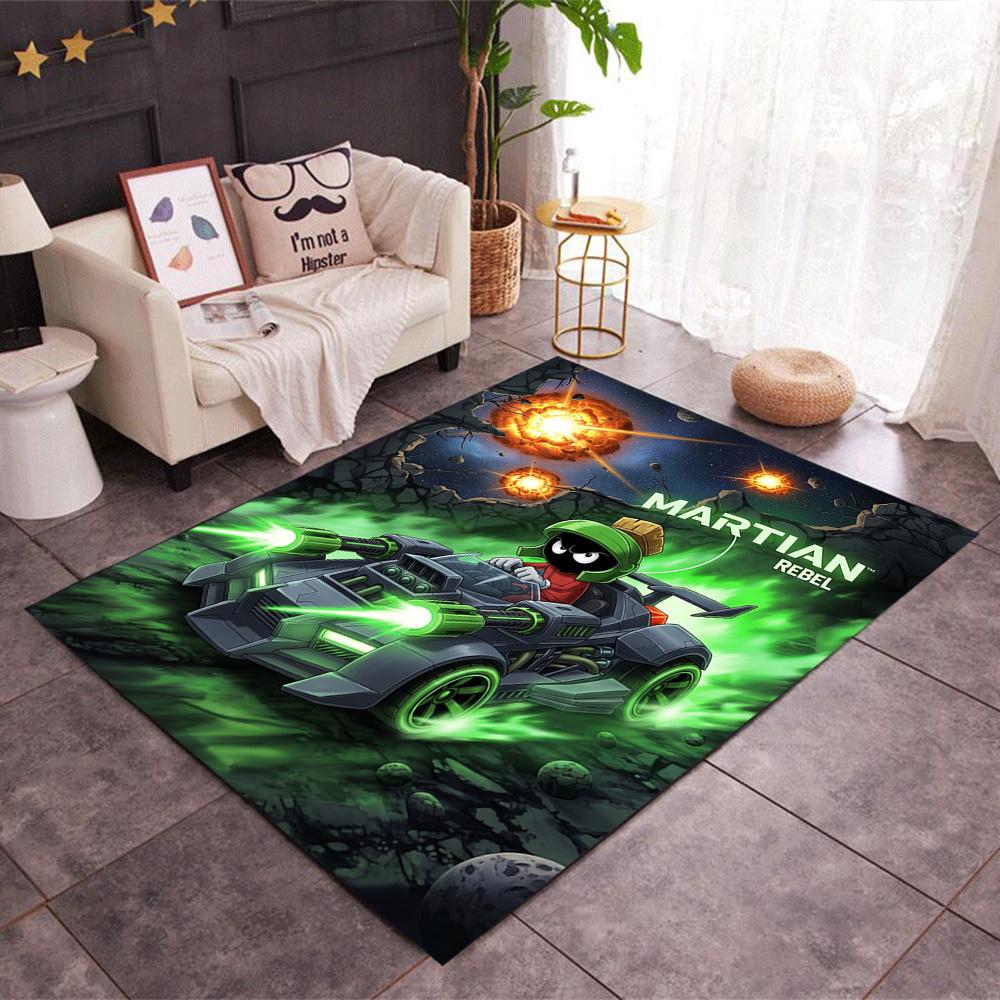 Space Adventure With Friends Themed Anti-Slip Rugs - Polyester Home Decor, Suitable for Bedrooms, Living Rooms, Doorways, Studios, and Decorations