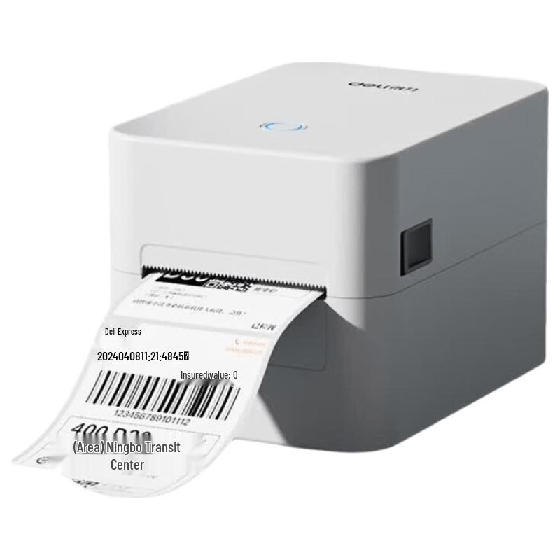 Deli GE231 50mm USB Thermal Label & Receipt Printer CN plug (adapter included)