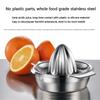 100% Hand Pressed Manual Fruit Juicer, 304 Stainless Steel Citrus Kitchen Accessories Tools, Portable Lemon Orange Juice Maker
